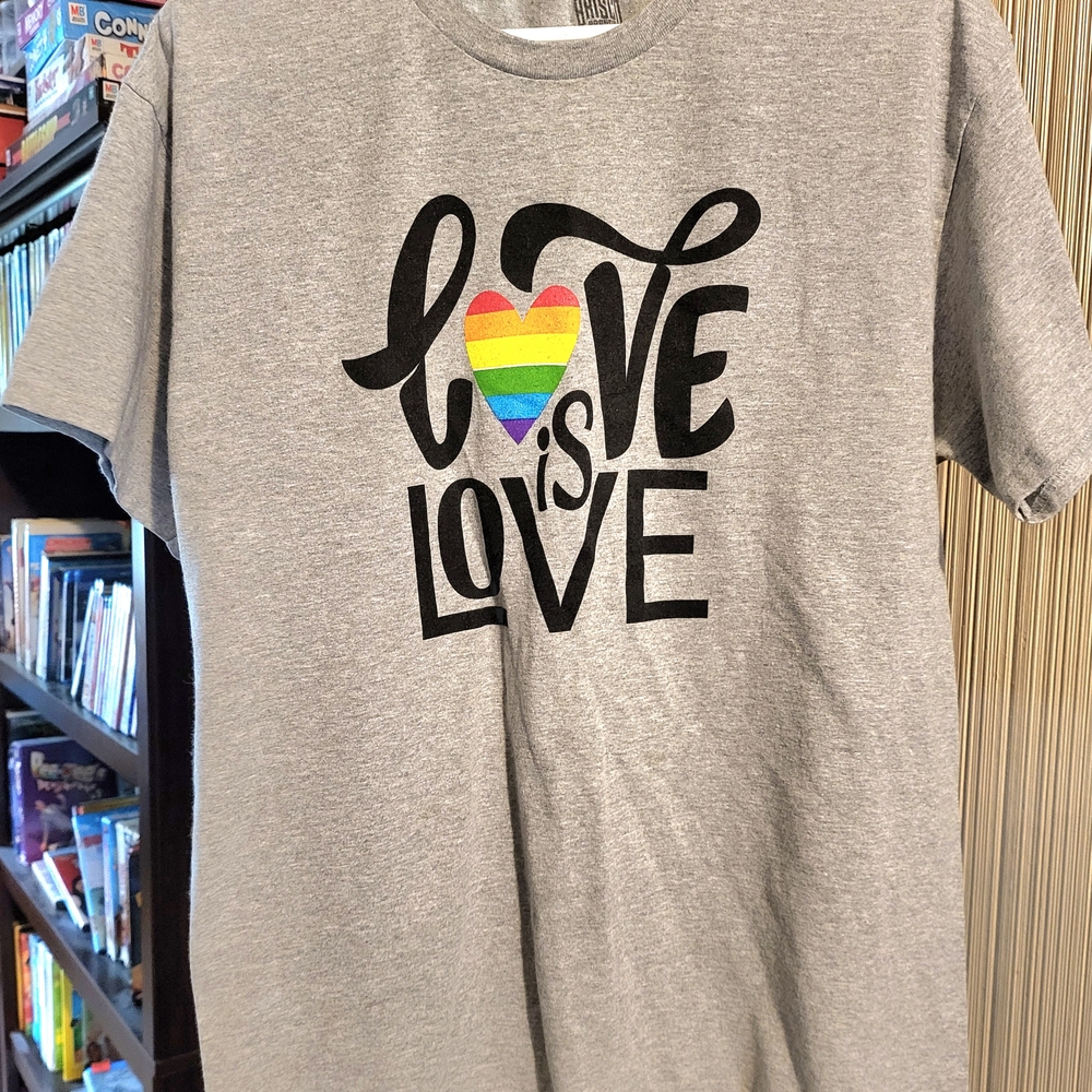 Gray Love is Love Women's Short Sleeve Tee